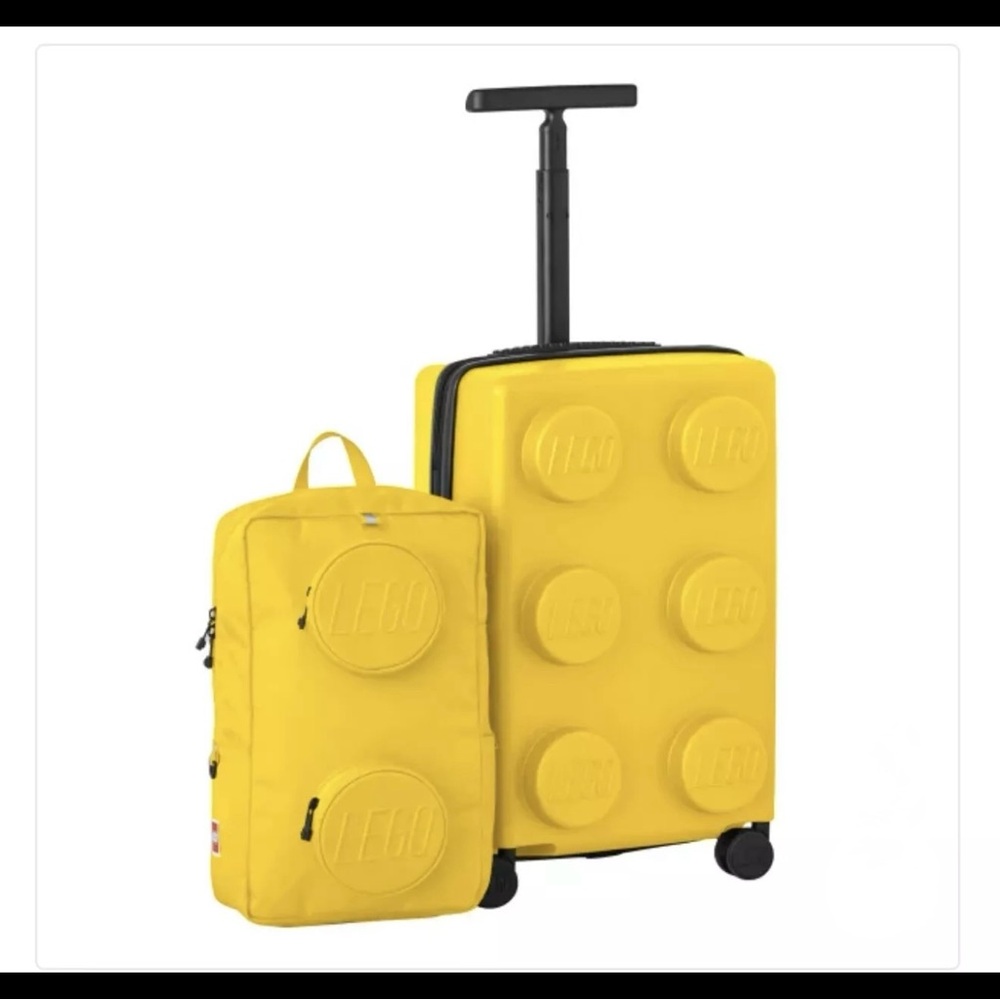 LEGO Yellow Suitcase and Backpack Set